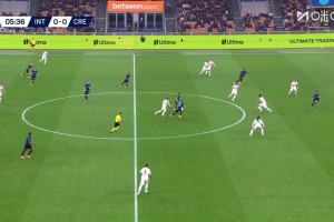 夢幻開局！巴雷拉搶斷博尼送傳中，勞塔羅輕松包抄破門