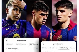 亞馬爾，佩德里和庫巴西取消關(guān)注卡瓦哈爾社媒