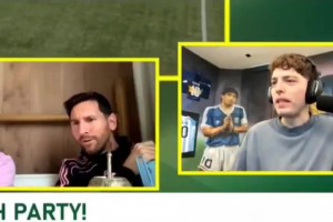 又是馬黛茶！梅西對(duì)主播說(shuō)： 你也是皇家馬德里隊(duì)的球迷嗎？